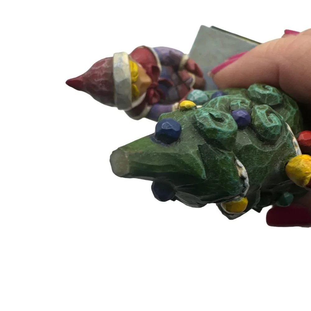 Jim Shore Heartwood Creek On Track With All The Trimmings Christmas Figurine